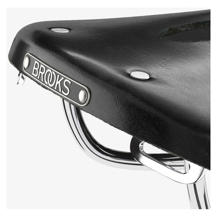 Brooks B17 Carved Steel Classic Leather Bicycle Saddle for Comfort Riding Bicycle Saddles
