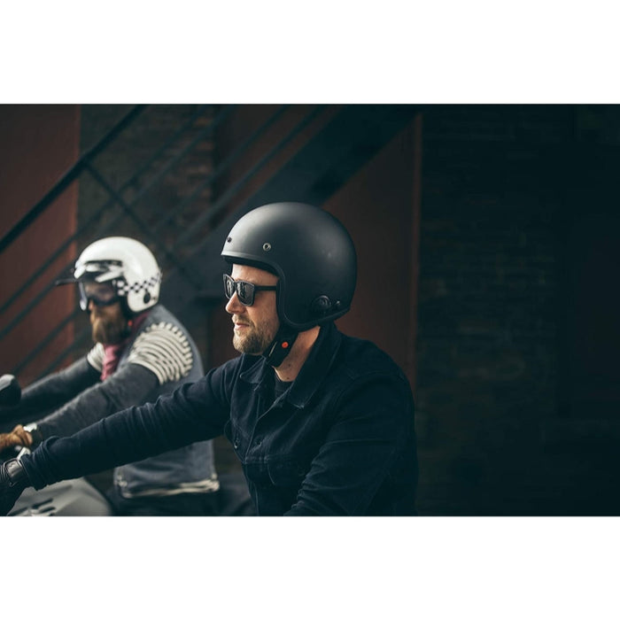 SENA Savage Open Face Lightweight Comfort — Classic Retro Styling Motorcycle Helmets