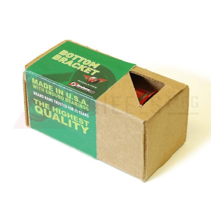 Wheels Manufacturing BB86/92 Shimano Bottom Bracket with ABEC-3 Bearings Black Cups - Threaded