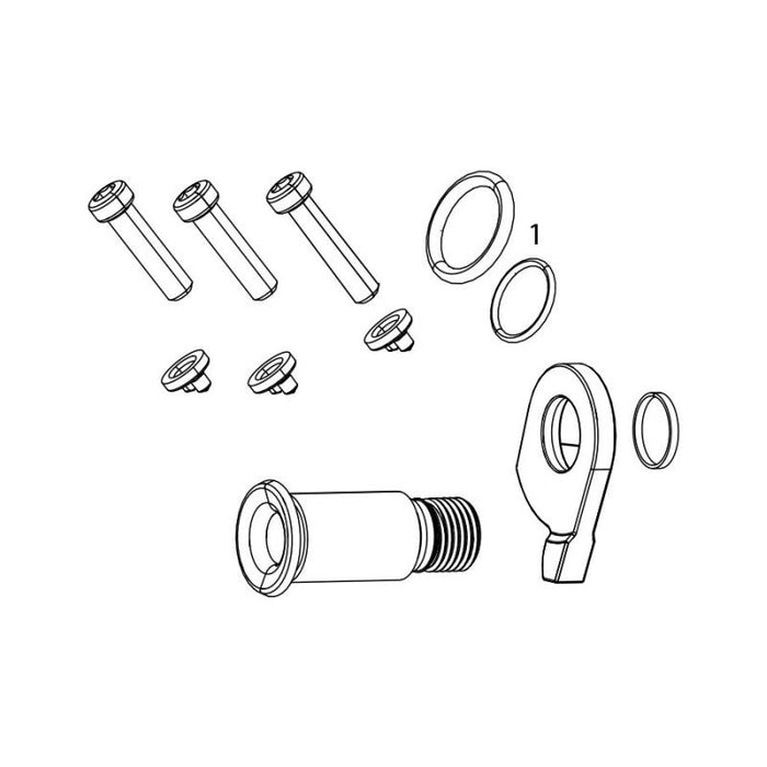 SRAM  GX 2 X 11 Type 2.1 Rear Derailleur B Bolt and Limit Screw Kit Bicycle Brake Seal Kits