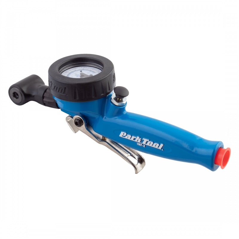 Park Tool INF-2 Shop Inflator Presta/Schrader Bicycle Floor Pumps
