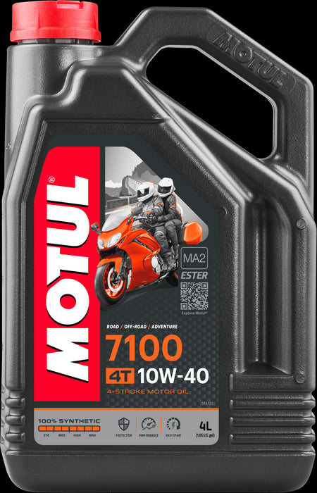 MOTUL 7100 SYNTHETIC OIL 10W40 4-LITER