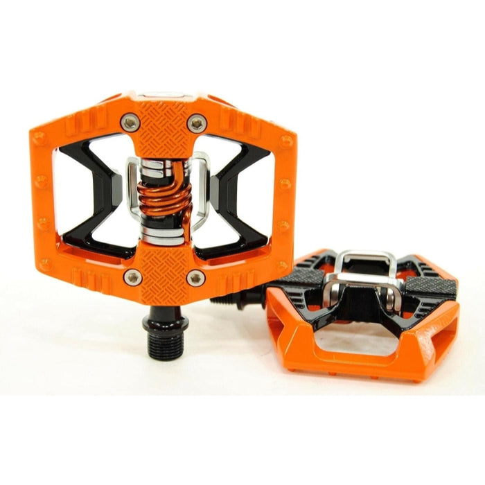 Crankbrothers Double Shot 2 Pedals - Single Side Clipless with Platform Aluminum 9/16 Bicycle Pedals