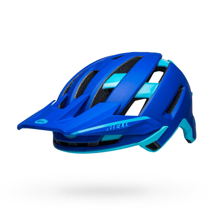 Bell Bike Super Air R Spherical Bicycle Helmets Matte/Gloss Blues Small