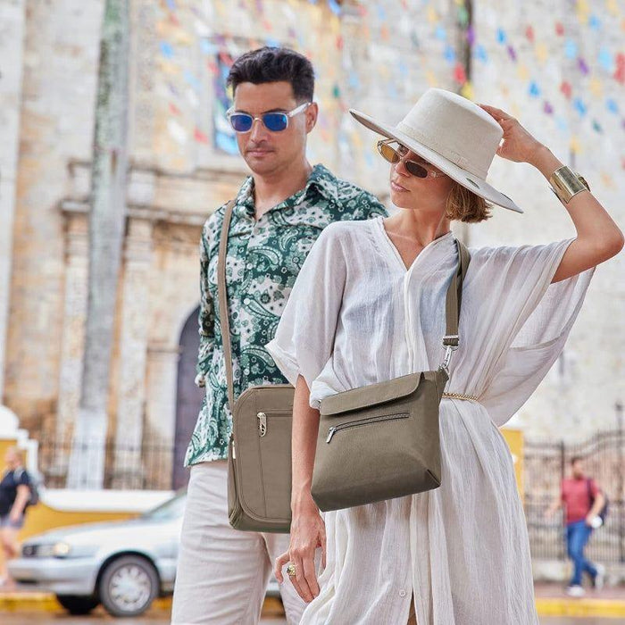 Travelon Anti-Theft Classic Mini Shoulder Lifestyle Crossbody & Totes