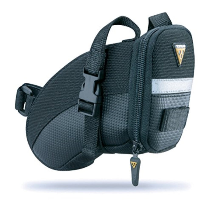 Topeak Aero Wedge Seat Bag - Strap-on Large Black