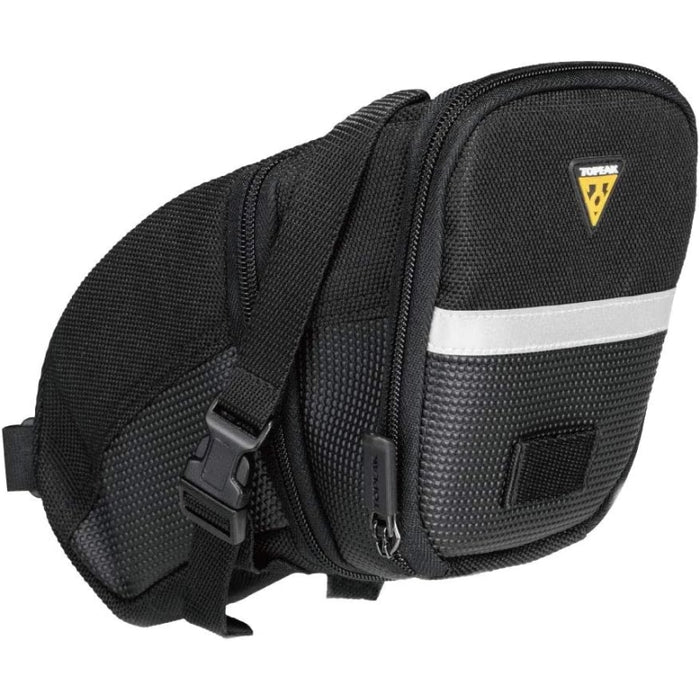 Topeak Aero Wedge Seat Bag - Strap-on Large Black