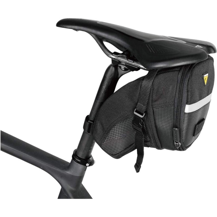 Topeak Aero Wedge Seat Bag - Strap-on Large Black