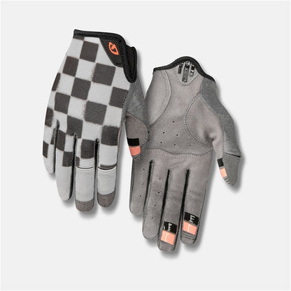Giro La DND Womens Dirt Gloves - Checkered/Peach - Size XL