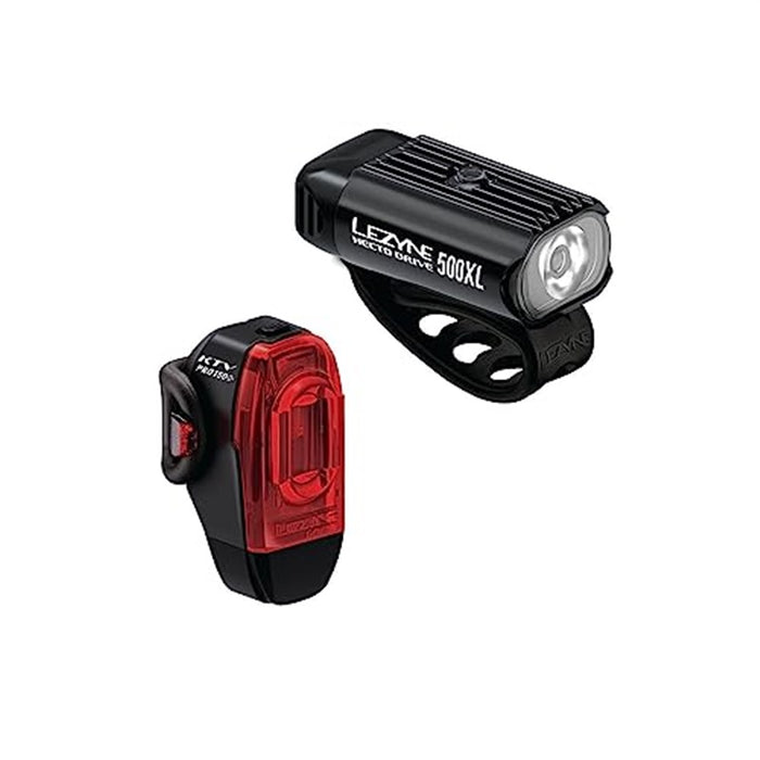 Lezyne Hecto Drive 500Xl / Ktv Drive Pro+ Pair Black / Black