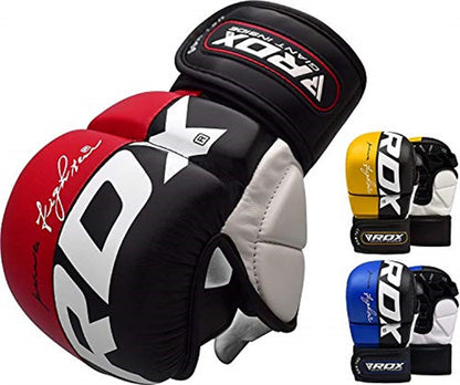 RDX Sports Grappling Glove Rex T6 Plus Red X-Large