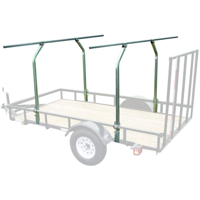 Malone TopTier Utility Trailer Cross Bar System, Silver, 78"