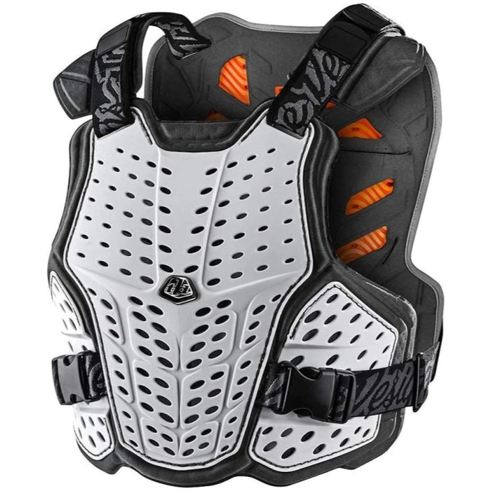 Troy Lee Designs Rockfight Ce Chest Protector White X-Large/2X-Large