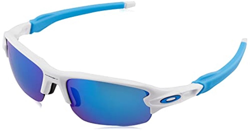 Oakley Flak Xxs Polished White W/ Prizm Sapphire