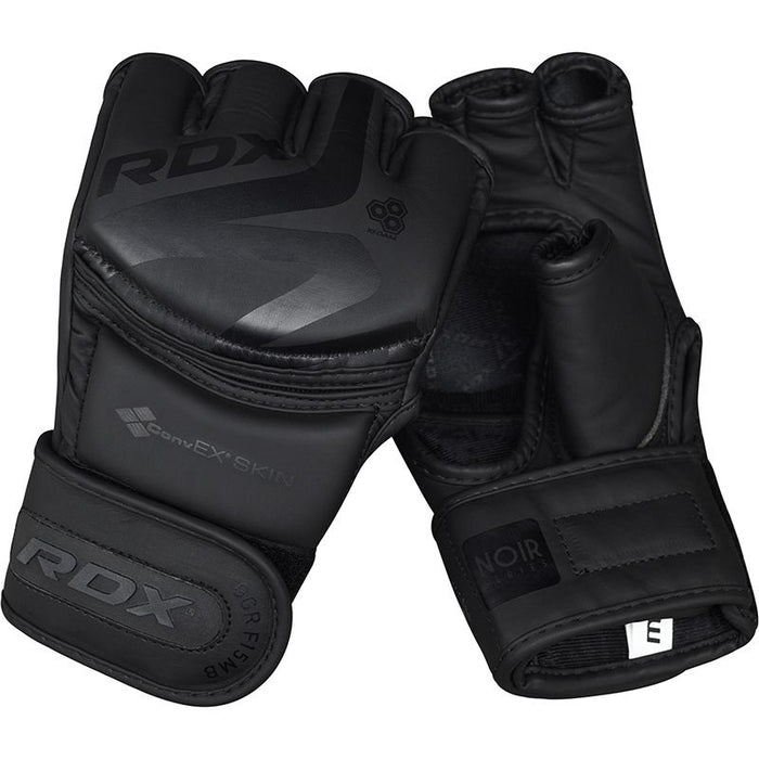 RDX Sports Grappling Glove F15 Matte Black Medium