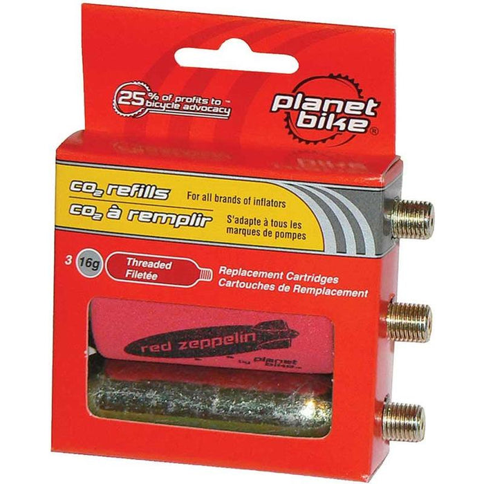 Planet Bike Threaded Bicycle CO2 Cartridges