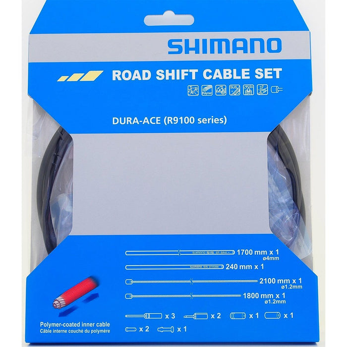 SHIMANO Road Shift Cable Set Polymer Coated For R9100 Bicycle Cables