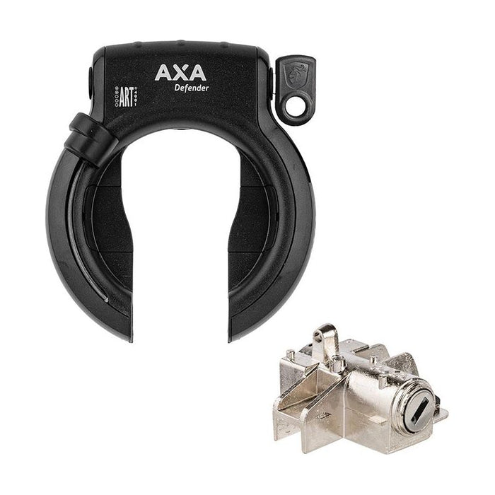 Axa Defender Ring Lock w/Bosch Battery Pack Tube Style Bicycle Cable Locks