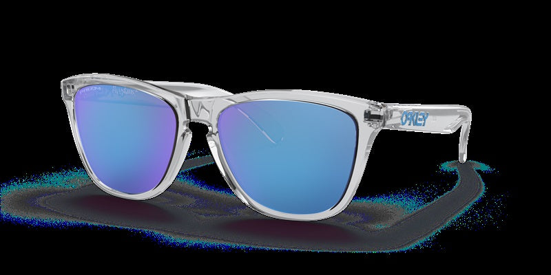 Oakley Frogskins Crystal Clear W/ Prizm Sapphire