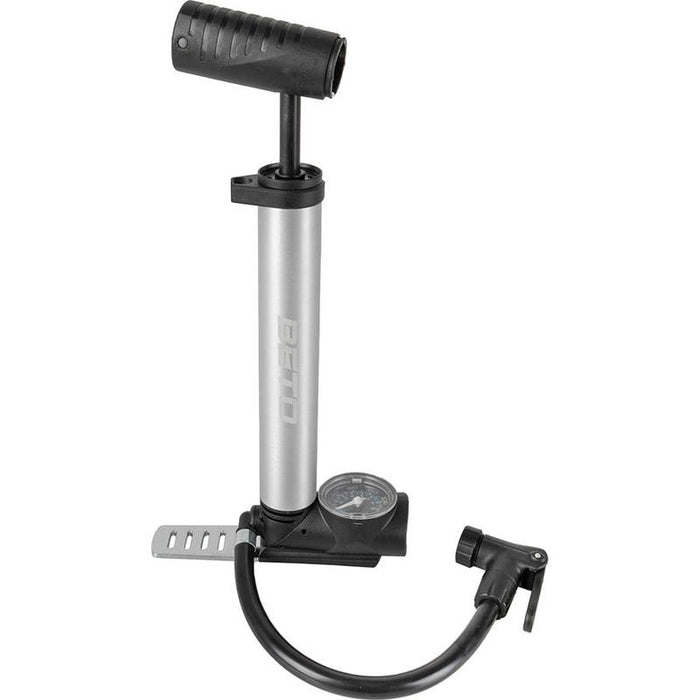 Beto, 2 in 1 Mini, Pump, 125psi, Reversible, Silver