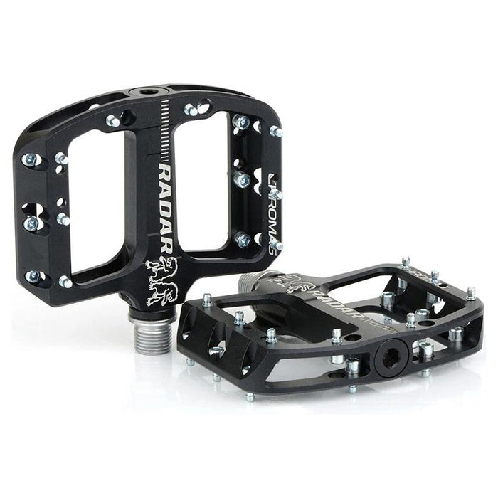 Chromag Radar Platform Pedals Body: Aluminum Spindle: Steel 9/16'' Black