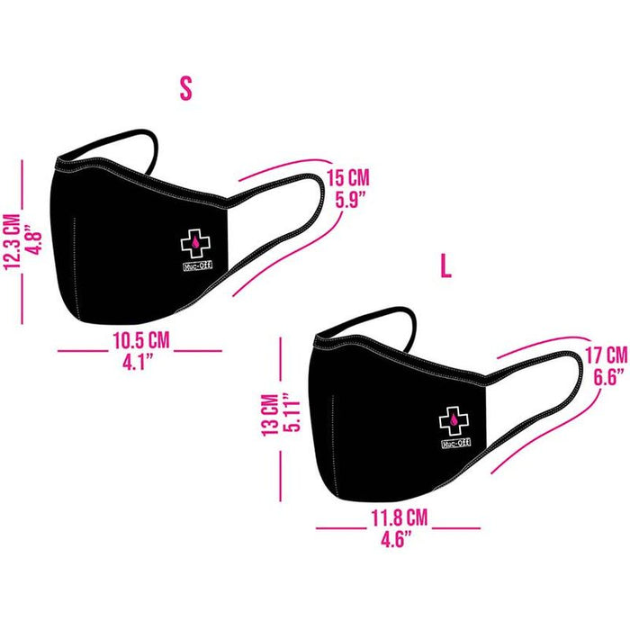 Muc-Off Reusable Lifestyle Face Masks with Enhanced Comfort and Breathability Lifestyle Face Masks