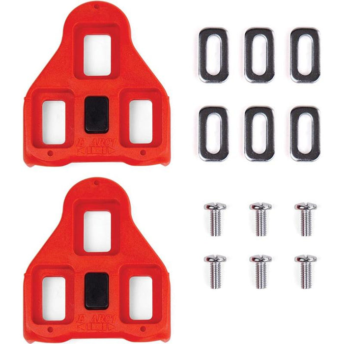 EVO, Alpha Cleats, Compatibility: Delta, Float: 9°, Red, Pair