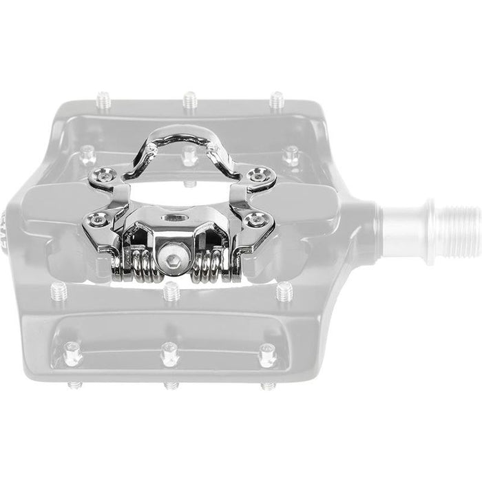 Exustar, E-EMM276 Clicksystem, Adds SPD compatibility to E-PM820-2 pedals, Pair Bicycle Pedal Accessories