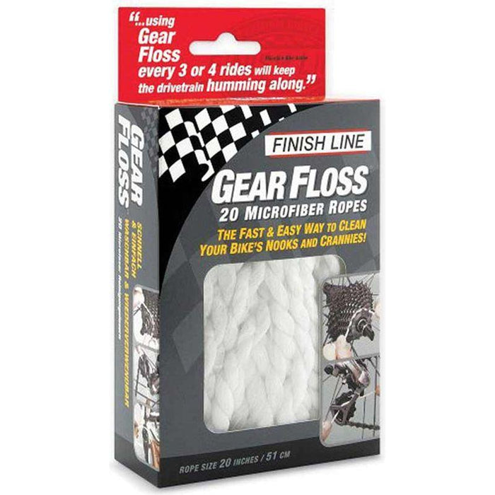 Finish Line Gear Floss Microfiber Cleaning Rope