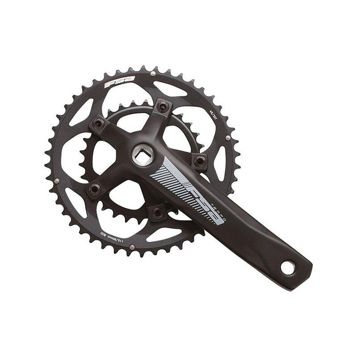 Full Speed Ahead Tempo Crankset - 172.5mm 10/11-Speed 46/30t JIS Spindle Interface Black