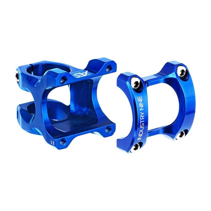 Industry Nine A35 Stem - 50mm 35mm Clamp /-6 1 1/8 Aluminum Blue