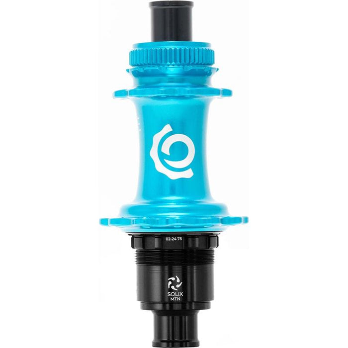 Industry Nine, Solix M Classic Rear MS, Disc Hub, Rear, 28H, 12mm TA, 148mm, Shimano Micro Spline, Turquoise