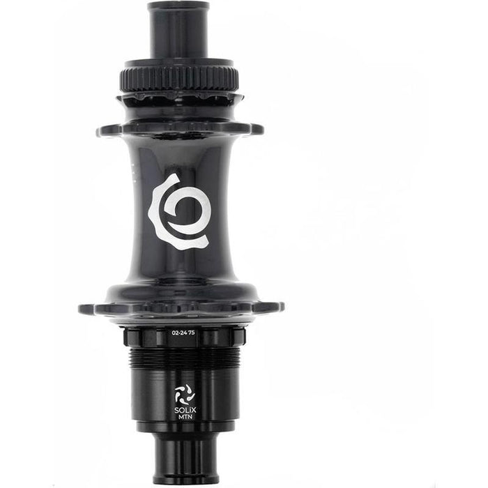 Industry Nine, Solix M Classic Rear XD, Disc Hub, Rear, 24H, 12mm TA, 148mm, SRAM XD, Black