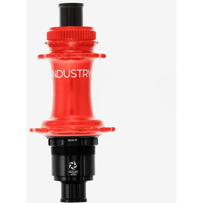 Industry Nine, Solix M Classic Rear XD, Disc Hub, Rear, 28H, 12mm TA, 148mm, SRAM XD, Red