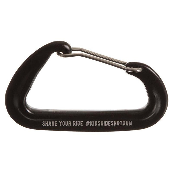 Kids Ride Shotgun, Carabiner - Black - (Boxed Part)