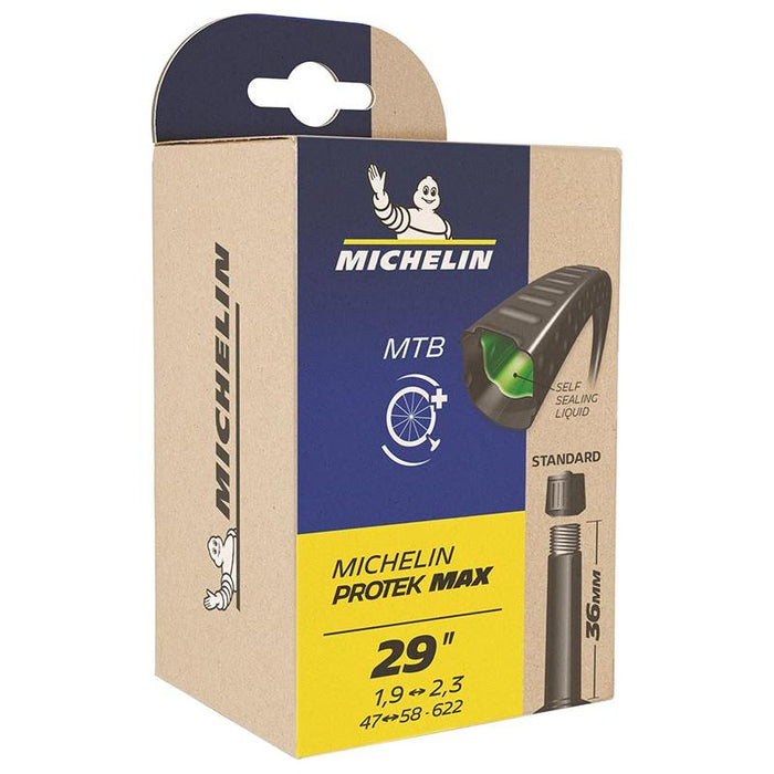 Michelin, Protek Max, Tube, Presta, Length: 48mm, 700C, 33-46C