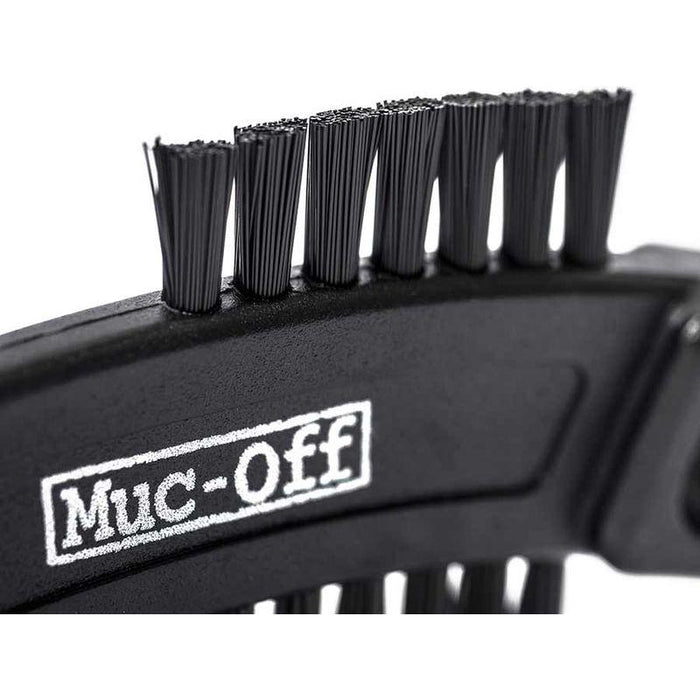 Muc-Off Claw Brush Combination 3 Heads and Cassette Scraper Bicycle Cleaning Tools