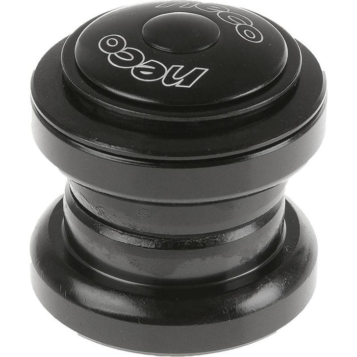 Neco, Neco 1 1/8" Ahead, Headset, : EC34/28.6 | EC34/30, External, Threadless, Complete, Black