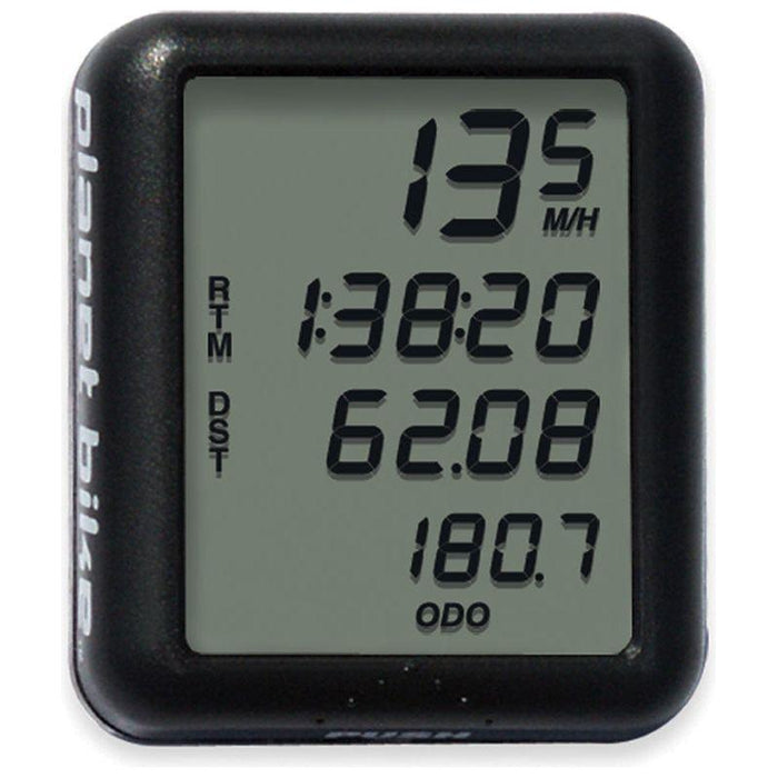 Planet Bike Protege 5.0 Bike Computer - Wired Black