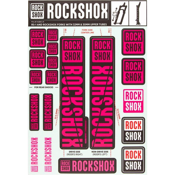 RockShox Decal Kit Bicycle Forks Accessories