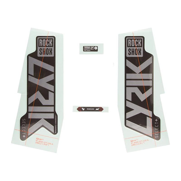 RockShox Decal Kit for Lyrik SEL+ GPLR/DFB 11.4018.105.013
