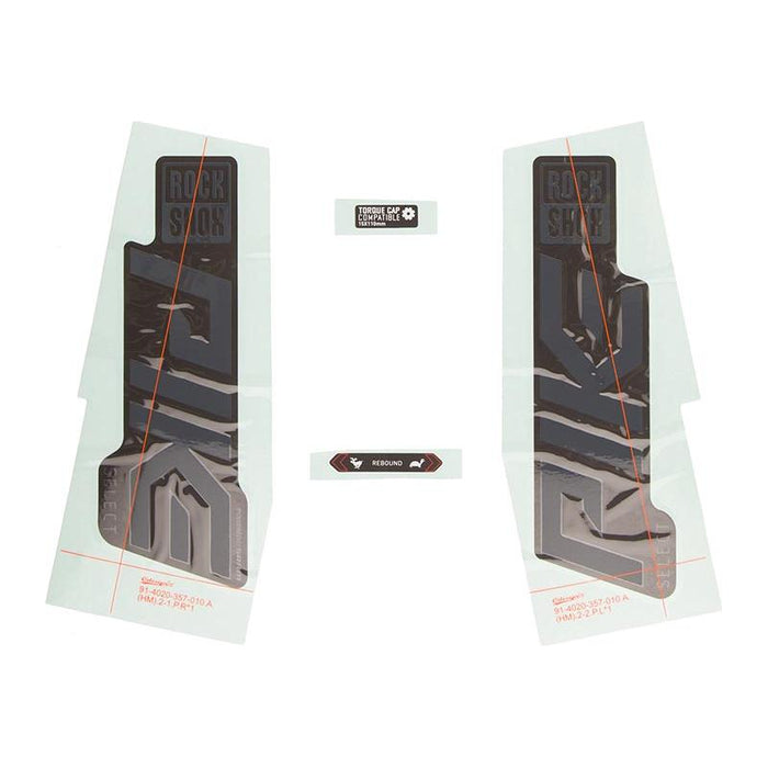 RockShox Decal Kit for Pike SEL Grey/Black 11.4018.105.005