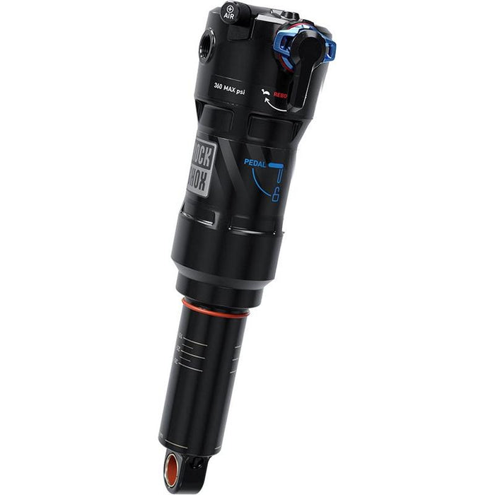 RockShox Deluxe Ultimate RCT Rear Shock - 205 x 62.5mm LinearAir 2 Tokens Reb/Low Comp 380lb L/O Force Trunnion / Std C1