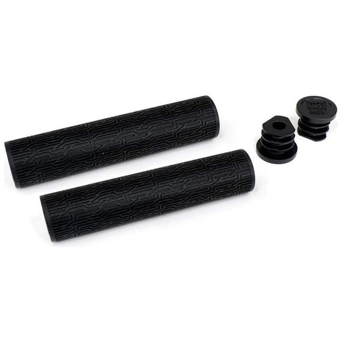 RockShox, Textured Grips, Grips, 135mm, Black, Pair