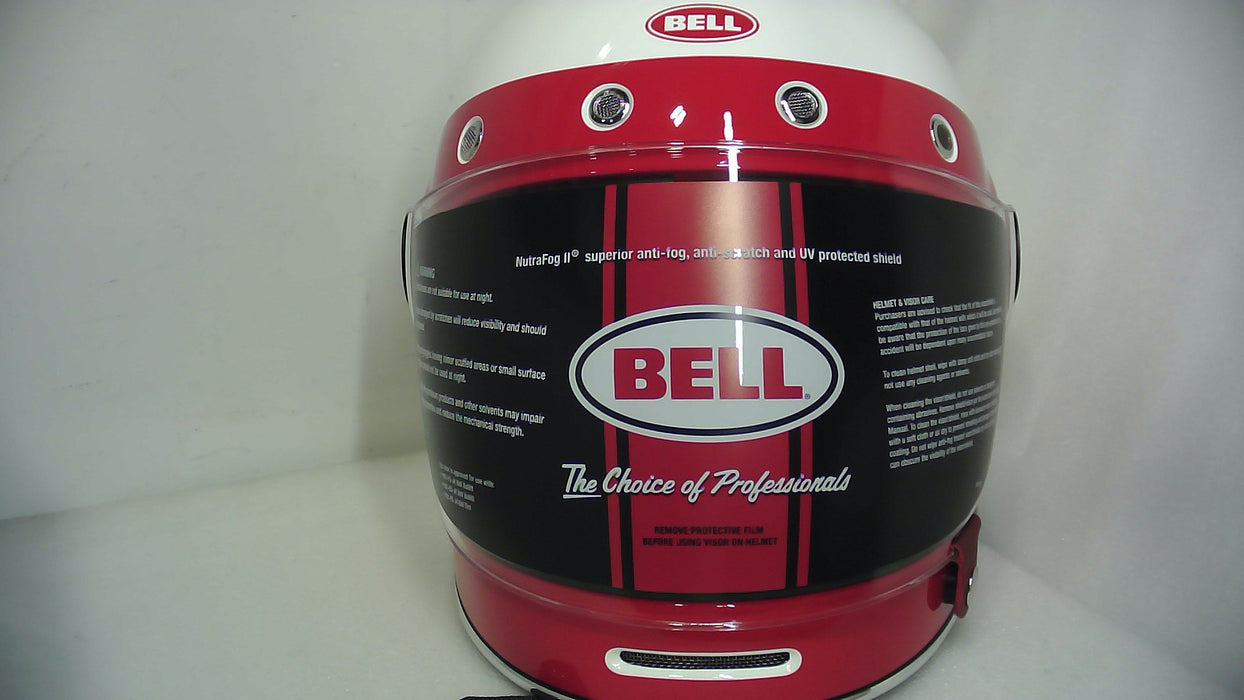 Bell Moto Bullitt Vader White/Red X-Large - Open Box (Without Box)