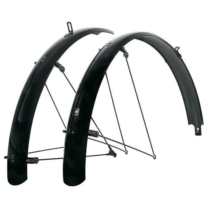 SKS B60 Bluemels Full Coverage Fender Set - 60mm 26 x 1.6-2.1 Black
