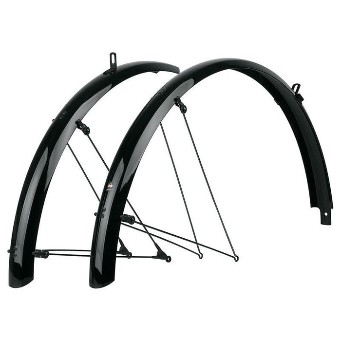 SKS B55 Bluemels Full Coverage Fender Set - 55mm 700 x 38-47 Black