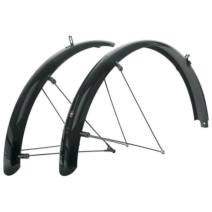 SKS B69 Bluemels Full Coverage Fender Set - 69mm 27.5/29/700 x 2.5 Black
