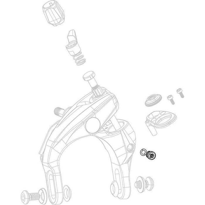 SRAM HRR Hydraulic Road Rim Lever Reservoir Bleed Screw w/o Ring Bicycle Brake Calipers