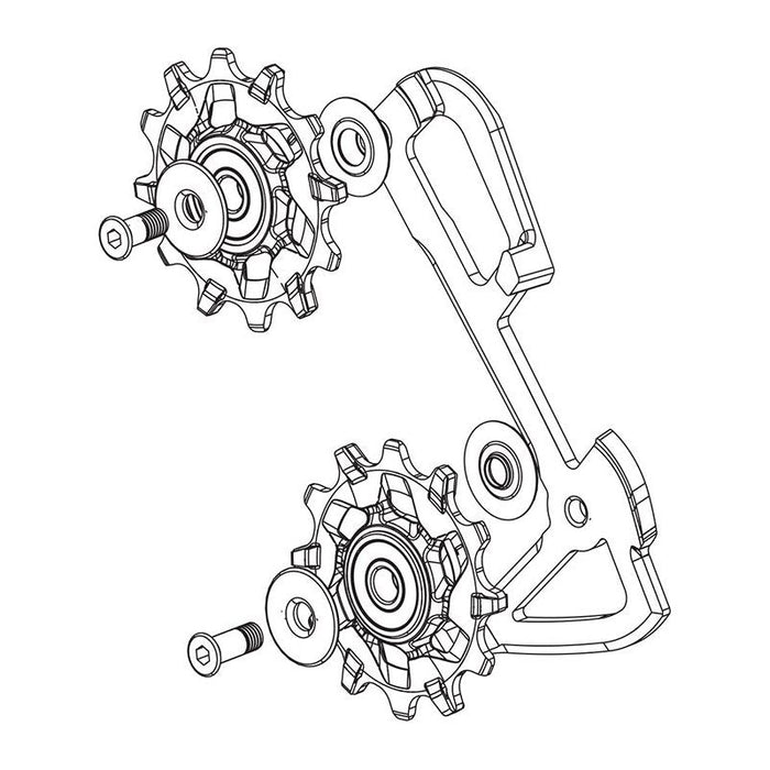 SRAM EX1 Eagle Inner Cage with Jockey Wheels Bicycle Derailleur Pulleys